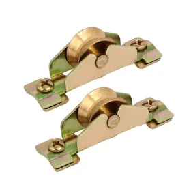 Zaplyte 605322379157 20mmx10mm Single Roller Sliding Door Window Sash Pulley Wheel 2pcs