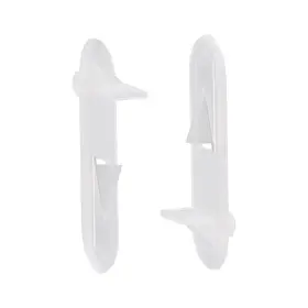 Zaplyte 617662409449 Plastic Shelf Support Pegs 7mm Locking Clips Bracket Peg Clear 20pcs