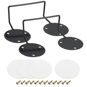 Zaplyte 617662794743 2pcs 3.9 Inch X 1.8 Mattress Retainer Bar Black