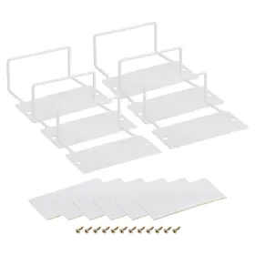 Zaplyte 617662811488 6pcs 4.7 Inch X 3.7 2 Mattress Retainer Bar White
