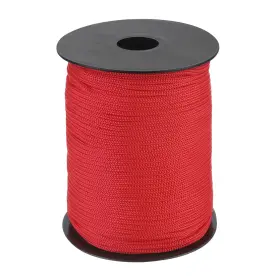 Zaplyte 649603987822 1/8 Inch Polypropylene Rope Braided Ropes 328ft Nylon Hollow Utility Cord Red
