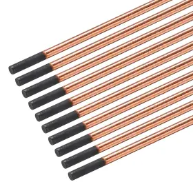 Zaplyte 655692602447 20pcs 6mmx355mm Carbon Arc Air Gouging Rods Copper Graphite Electrode