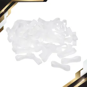 Zaplyte 664694109762 Silicone Rubber Bands Rings 100pcs Non-slip 25mm Dia 1mm Thick 7mm W