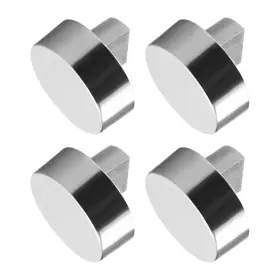 Zaplyte 746453389537 4pcs Mirror Clips For 6-7mm Thickness Zinc Alloy Glass Clip Support