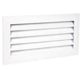 Zaplyte 752374671842 Ventilation Grille Air Vent 500x250mm White For 450x200mm Wall Hole