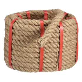 Zaplyte 766549705065 Natural Jute Rope 25/32 Inch X 50 Ft Thick Twisted Manila Multipurpose