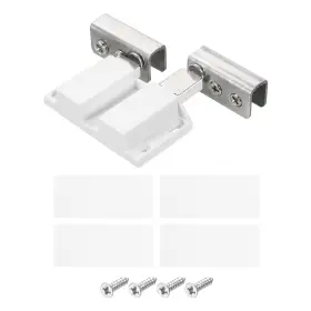 Zaplyte 767153154447 Double Head Magnetic Glass Door Hinge 5-8mm Pivot Clip For Black