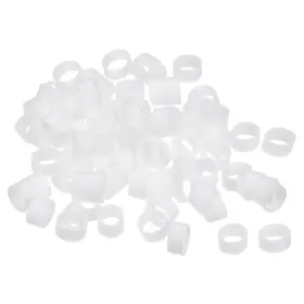 Zaplyte 782685901741 200pcs Silicone Rubber Bands Rings Non-slip 10mm Dia 0.7mm Thick 5mm Width