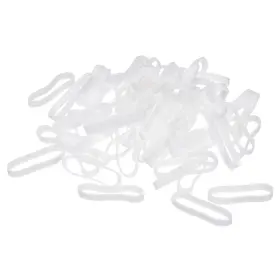 Zaplyte 782685901994 Silicone Rubber Bands Rings 100pcs Non-slip 30mm Dia 1mm Thick 5mm Width
