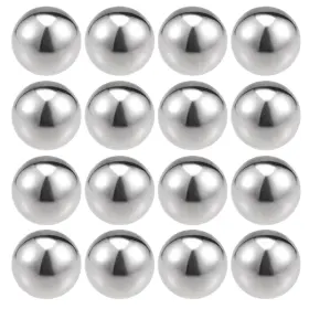 Zaplyte 784958453247 32mm Dia 304 Stainless Steel Hollow Cap Ball For Handrail Stair Newel Post 16pcs