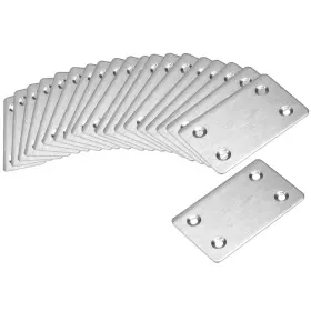 Zaplyte 784958800218 Repair Plate 60mm X 38mm Flat Fixing Mending Bracket Connector 20 Pcs