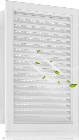Zp1420 Zepoty W 14 Inch X 20 Premium Aluminum Attic Vent Paintable With Built-in Screen