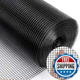 B0d65mxzyn Zevemomo 36 X 50 1/4inch Pvc Hardware Cloth Vinyl Coated Chicken Wire Fence