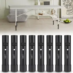 Zhoudashu B0cb7xtkd2 Table Leg Extenders For Folding Tables Metal Extensions