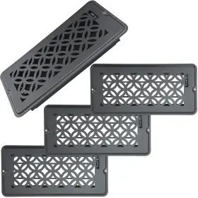 Zleyecz 717504583747 4x10 Vent Covers For Home Floor Cover Air Vents All Steel Heavy