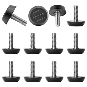 Gfan0380 Zorfeter 30 Pcs Screw In Threaded Furniture Adjustable Levelers M6 X 18mm Pa