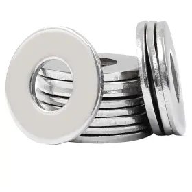 Zor231027006 Zorfeter 50 Pcs M10 Stainless Steel Flat Washers For Screws And M10x24mmx2mm