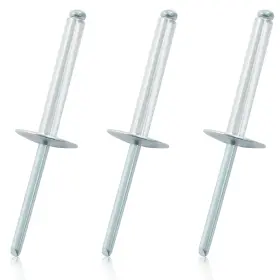 Ank231111-006 Zorveiio 60 Pcs 3/16 Inch X 1-1/4 Large Flange Aluminum Blind Rivets Dome Head Pop