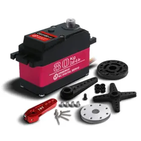 Ds5180 Zoskay 80kg Digital Servo 8.4v High Voltage Metal Gear Large Torque Speed 1/5 B