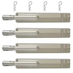 23301 Zuviuviz New 4 Set 16 1/8 Inch Heavy Duty Cast 304 Stainless Steel Grill Burners Replaceme