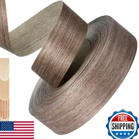 B0cmc7263s Zyjt Walnut Edge Banding 1-1/2 Inch X 500ft Pre-glued Real Wood Veneer For Cabinets