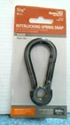 National Hardware Interlocking Spring Snap Medium Duty Black (02566) Fs New. Price: $10.00.
