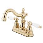 Kingston Brass KB1602PL Heritage 4-INCH Centerset Lavatory Faucet With Porcelain New. Price: $210.88.