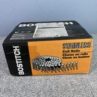 Stanley Bostitch C4R90BDSS-316 Coil Ring Nail, Stainless Steel, 1-1/2" X .090 New. Price: $87.49.