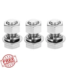 Meccanixity M12X25MM 304 Stainless Steel Hex Bolts, Nuts And Washers Kit (3 S... New. Price: $20.00.