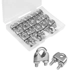 Yinpecly 20 Pack 1/8 Inches M3 Stainless Steel Wire Rope Cable Clip Clamp, New. Price: $12.37.
