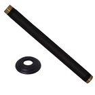 Westbrass 1/2" Ips X 12" Ceiling Mounted Shower Arm With Flange, Matte Black,... New. Price: $37.54.