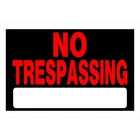 Hillman English Black No Trespassing Sign 8 In. X 12 (6-PACK) New. Price: $9.15.