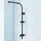 Signature Hardware 482748 Retrofit Shower With Slide Bar - Matte Black New. Price: $379.00.