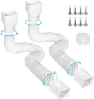 Gutterlix Flexible Downspout Extensions, Connectable 2 Pack White New. Price: $35.05.