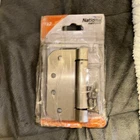 National Hardware V522 (N351-023) 4" Spring Hinge Steel Satin Nickel Open. Price: $12.00.