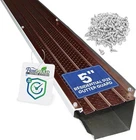 Flowguard Gutter 5 Inch 102 Feet Brown Aluminum New. Price: $90.29.