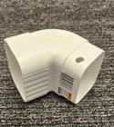 (qty 4) Amerimax Downspout Gutter Elbow Vinyl White 2" 3" M0627 Open. Price: $22.40.