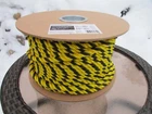 New, Everbilt, 1/2 In. X 300 Ft. Polypropylene Twist Rope, Black And Yellow. Price: $59.99.