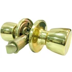 Tulip-style Knob Mobile Home Passage Lockset, Polished Brass TS730B-MH New. Price: $23.87.