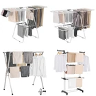 Vevor Adjustable 2/4-TIER Folding Clothes Drying Rack With Sock Clips & Rods New. Price: $56.99.
