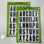 Self-stick Vinyl Inch Letters Hy-ko MM-7L 61 Nos Pack 122 Total Open. Price: $14.99.