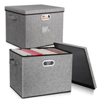 Lukeline Collapsible Storage Bins With Lids, 2-PACK Foldable Fabric Linen Sto... New. Price: $44.80.