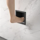 Bernkot Black Stainless Steel Wall Recessed Shower Niche Footrest 304 New. Price: $74.24.