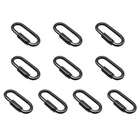 Ecudis 10 Pack Shape Chain Locking 4MM Quick Link Connector Black New. Price: $11.61.