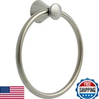 Delta Lahara Brilliance Ss Wall Mount Round Hand Towel Holder Rack New. Price: $40.78.