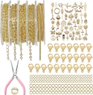 14K Gold For Jewelry MAKING,16.4 Ft 5 Rolls Chains Bulk Diy New. Price: $29.99.