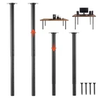 Vevor Adjustable Round Steel Legs 24-40 In 1200 Lbs Heavy Duty Set Of New. Price: $37.99.