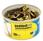 Ook 50648 30 Lbs. Brass Plated Pro Padded Picture Tidy Tin Hanger New. Price: $13.43.