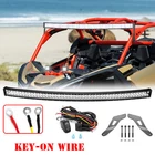 Roof 52" Led Light Bar Mounts W/key-on Wire Kit For Can Am Maverick X3 2017-2026 New. Price: $159.99.