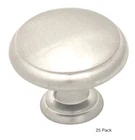 25 Pack Cosmas 5422SN Satin Nickel Cabinet Round Knobs Hardware 1/4 New. Price: $24.99.